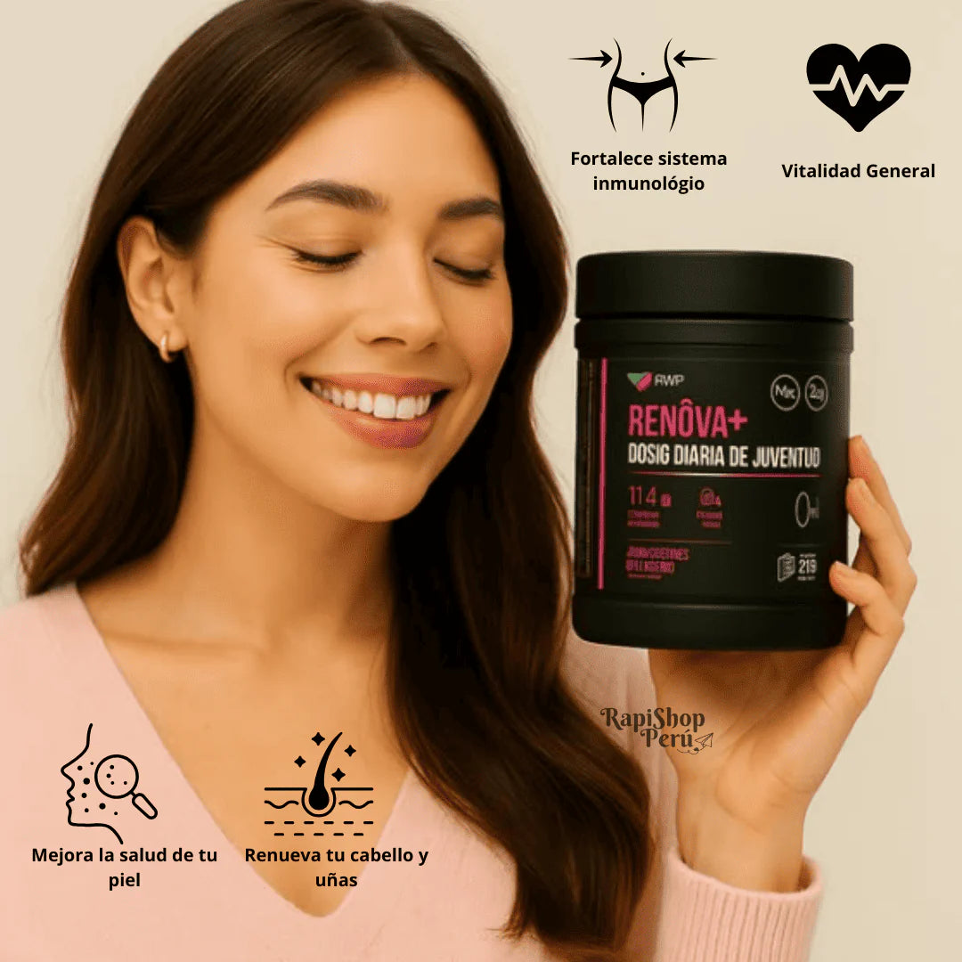 🩷 COLÁGENO RENOVA+ CON BIOPÉPTIDOS ACTIVOS